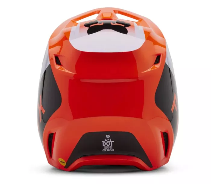 Motokrosová helma Fox V1 Lean Helmet Fluorescent Orange