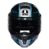 AGV E2206 STREETMODULAR LEDRO MATT BLACK/POWDER BLUE vel. M