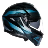 AGV E2206 STREETMODULAR LEDRO MATT BLACK/POWDER BLUE vel. M