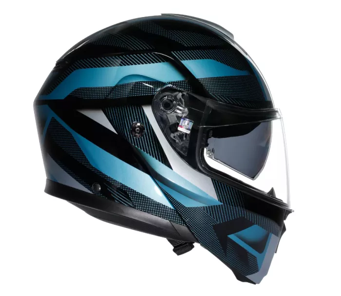 AGV E2206 STREETMODULAR LEDRO MATT BLACK/POWDER BLUE vel. M