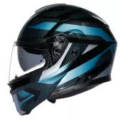 AGV E2206 STREETMODULAR LEDRO MATT BLACK/POWDER BLUE vel. M