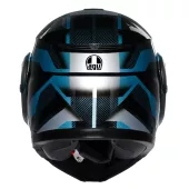 AGV E2206 STREETMODULAR LEDRO MATT BLACK/POWDER BLUE vel. M
