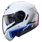 Caberg Levo X Elite white/red/blue/light blue vel. M