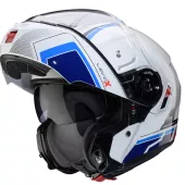 Caberg Levo X Elite white/red/blue/light blue vel. M