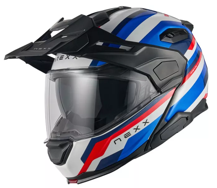 Helma na moto NEXX X.LIFECOUNTRY Westbound blue/red MT