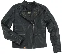 Dámská bunda na motorku Rusty Pistons RPJAW16 Livonia black vel. S - POŠKOZENO