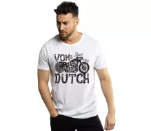 Tričko Von Dutch Logo 3 white