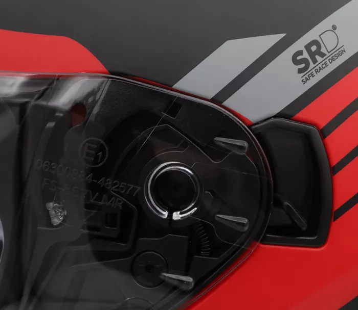 XRC Loomis red/blk/grey/yellow vel. L