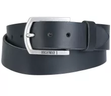 Pásek Louis Highway 1 kožený pásek black