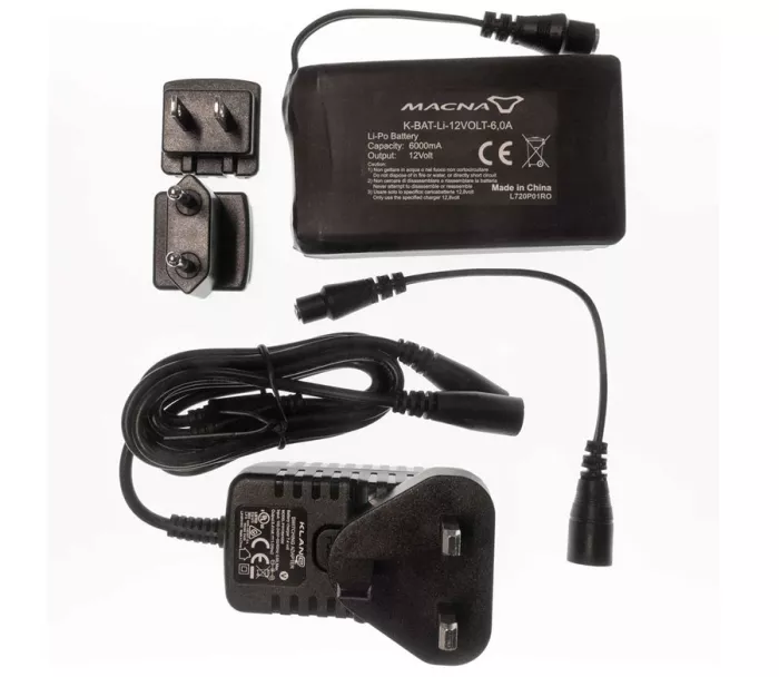 Macna Battery + Charger kit jacket/pants 12V-6A