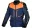 Bunda na moto Macna Domane dark blue/orange/black men vel. XL