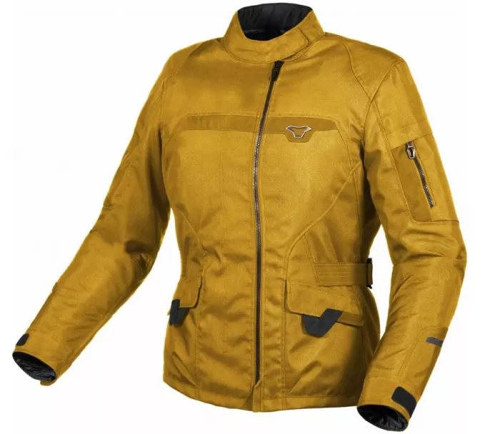 Dámská bunda na moto Macna Evora Ochre Yellow lady jacket