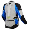 Bunda na motocykl Macna Fusor light grey/blue/black