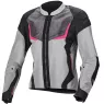 Dámská bunda na moto Macna Orcano light grey/pink