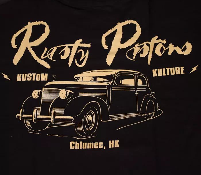 Rusty Pistons RPTSM101 Master 85 black triko vel. S