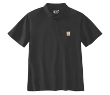 CARHARTT Midweight S/S Pocket Polo black vel. L