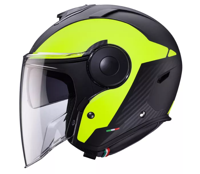 Caberg Soho Milano matt black/yellow fluo vel.M