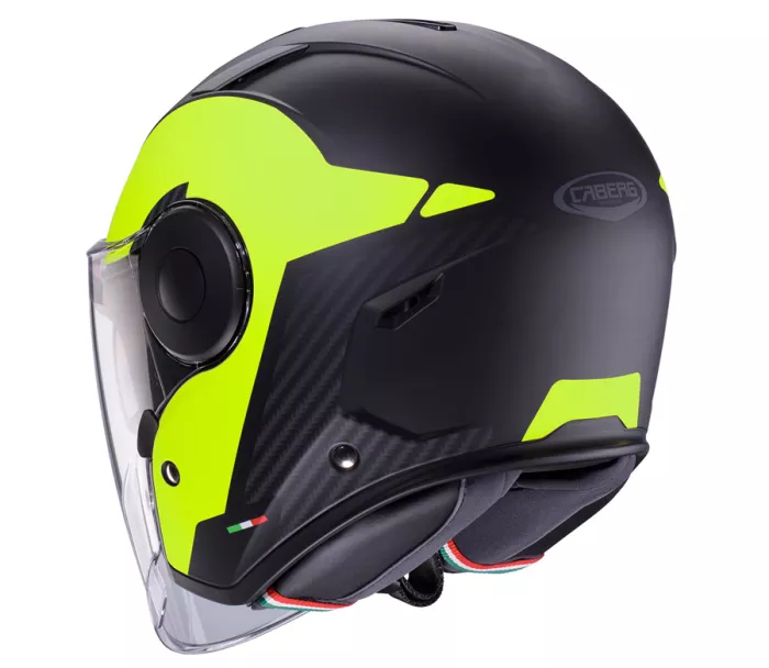 Caberg Soho Milano matt black/yellow fluo vel.M