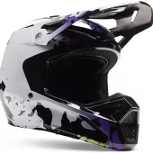 Fox 30483-018 Yth V1 Morphic Helmet - YS Black/White