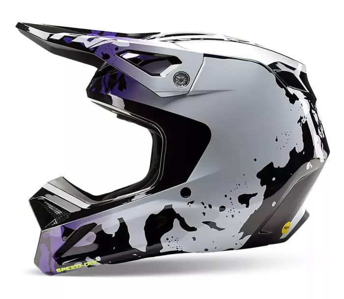 Fox 30483-018 Yth V1 Morphic Helmet - YS Black/White