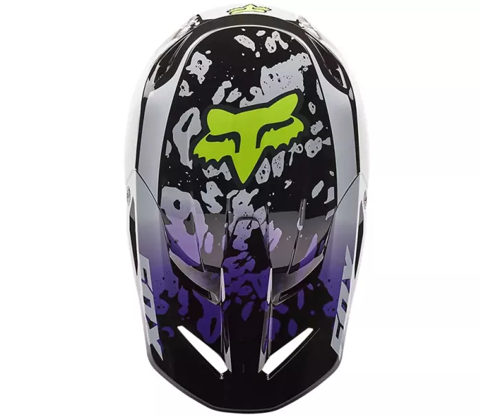 Fox 30483-018 Yth V1 Morphic Helmet - YS Black/White