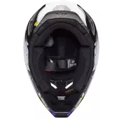 Fox 30483-018 Yth V1 Morphic Helmet - YS Black/White