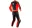 Kombinéza na moto Dainese MISTEL matt black/fluo red/matt black