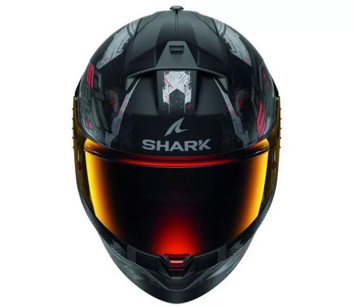 Přilba na moto Shark KAR RIDILL 2 MOLOKAI Mat Black Anthracite Red