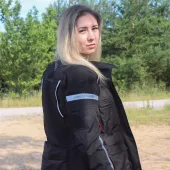 Dámská bunda na moto Nazran Montana 2.0 black/black