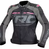 XRC Moos ladies leather jacket blk/pink/grey vel. 48