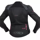 XRC Moos ladies leather jacket blk/pink/grey vel. 48