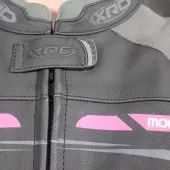 XRC Moos ladies leather jacket blk/pink/grey vel. 48