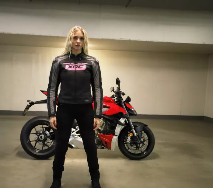 Dámská bunda XRC Moos 2.0 HLT leather blk/pink/grey