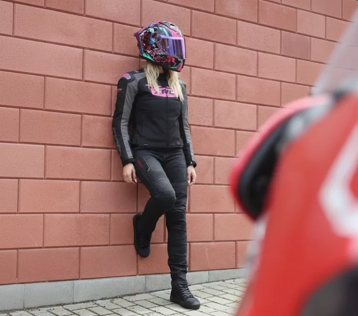 Helma na moto XRC Macudo pink