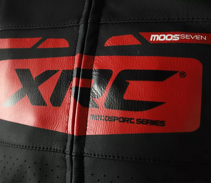XRC Moos 2.0 HLT men leather jacket blk/red/wht vel. 54