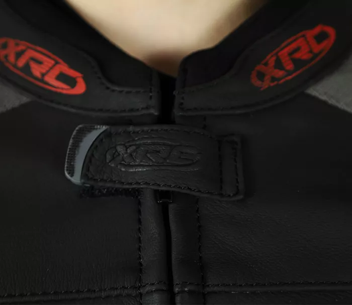 XRC Moos 2.0 HLT men leather jacket blk/red/wht vel. 54