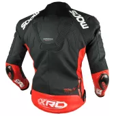 XRC Moos 2.0 HLT men leather jacket blk/red/wht vel. 54