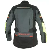 Dámská bunda na moto Nazran Moritz 2.0 black/grey/fluo vel. 2XL