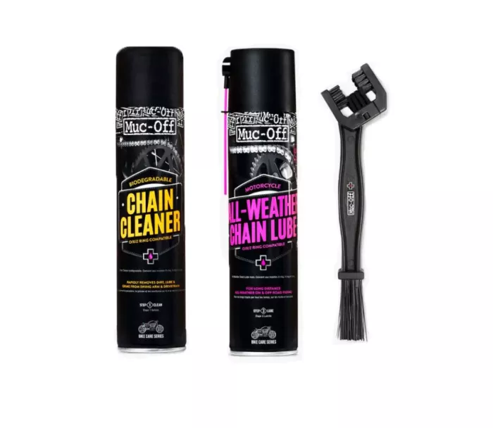 Muc-Off 21069 MOTORCYCLE Chain Care Kit - Sada na čištění a mazaní řetězu