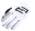 Motokrosové rukavice Five MXF4 Evo Mono white