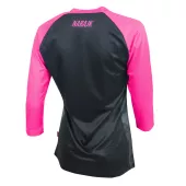 Dívčí dres Nabajk Ancze jersey 3/4 sleeve black/pink