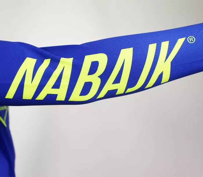 Pánský dres Nabajk Deshtny long sleeve dark blue/yellow