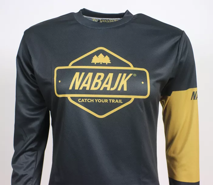 Dámský dres Nabajk Deshtny long sleeve black/gold