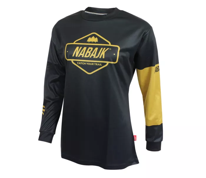 Dámský dres Nabajk Deshtny long sleeve black/gold