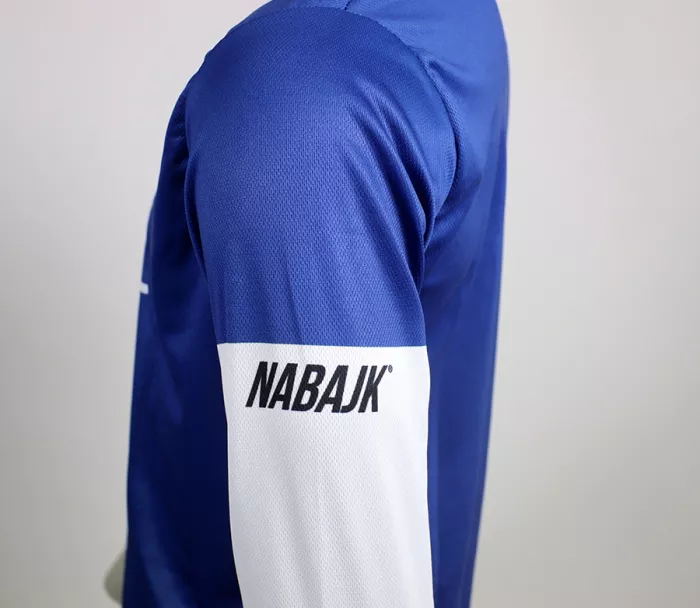 Pánský dres Nabajk Deshtny long sleeve light blue/white