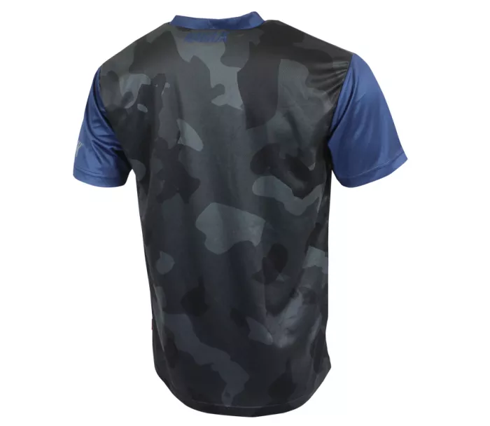 Pánský dres Nabajk Kubba short sleeve black camo/dark blue