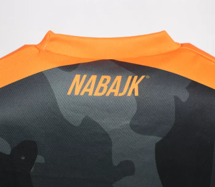 Pánský dres Nabajk Pradeed short sleeve black camo/orange