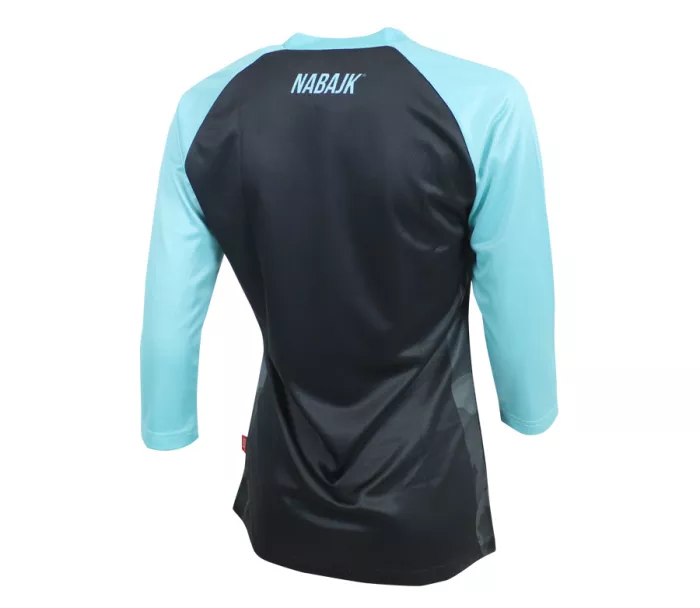 Dámský dres Nabajk Pradeed 3/4 sleeve black/turquoise