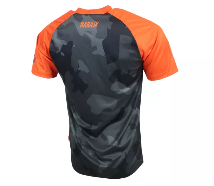 Pánský dres Nabajk Pradeed short sleeve black camo/orange