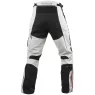 Kalhoty na moto Nazran Moritz light grey/black